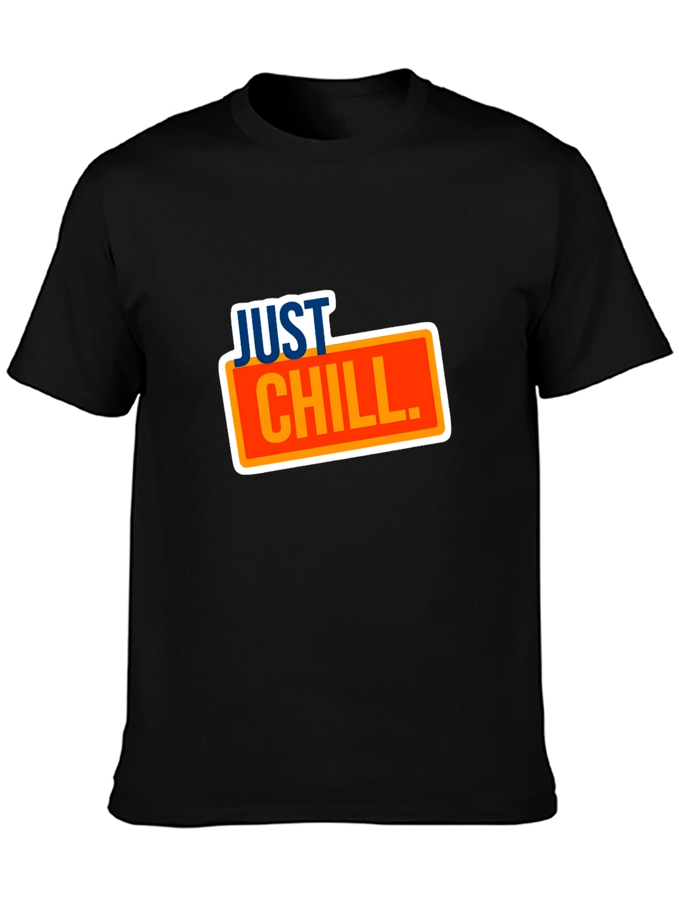 Camiseta Negra Relax Just Chill