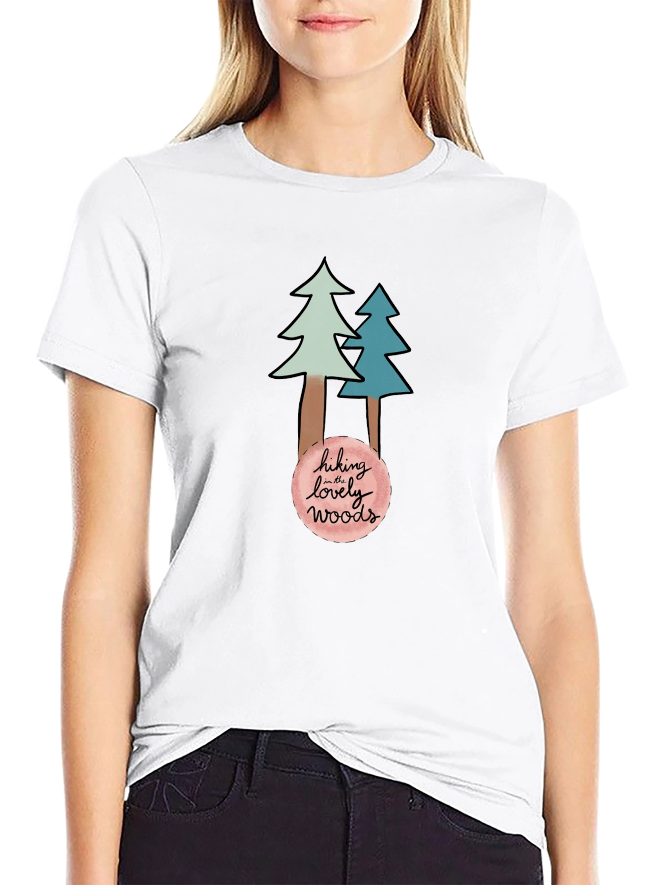 Camiseta Hiking Lovely Woods