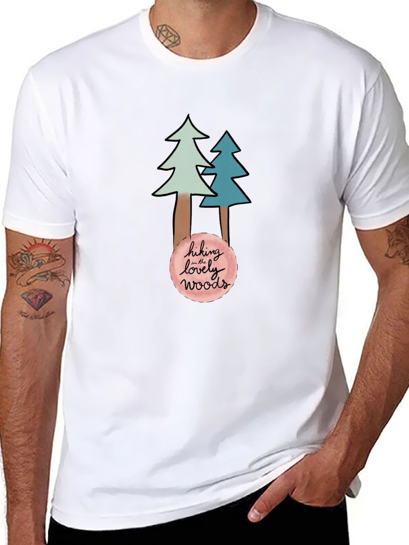 Camiseta Hiking Lovely Woods