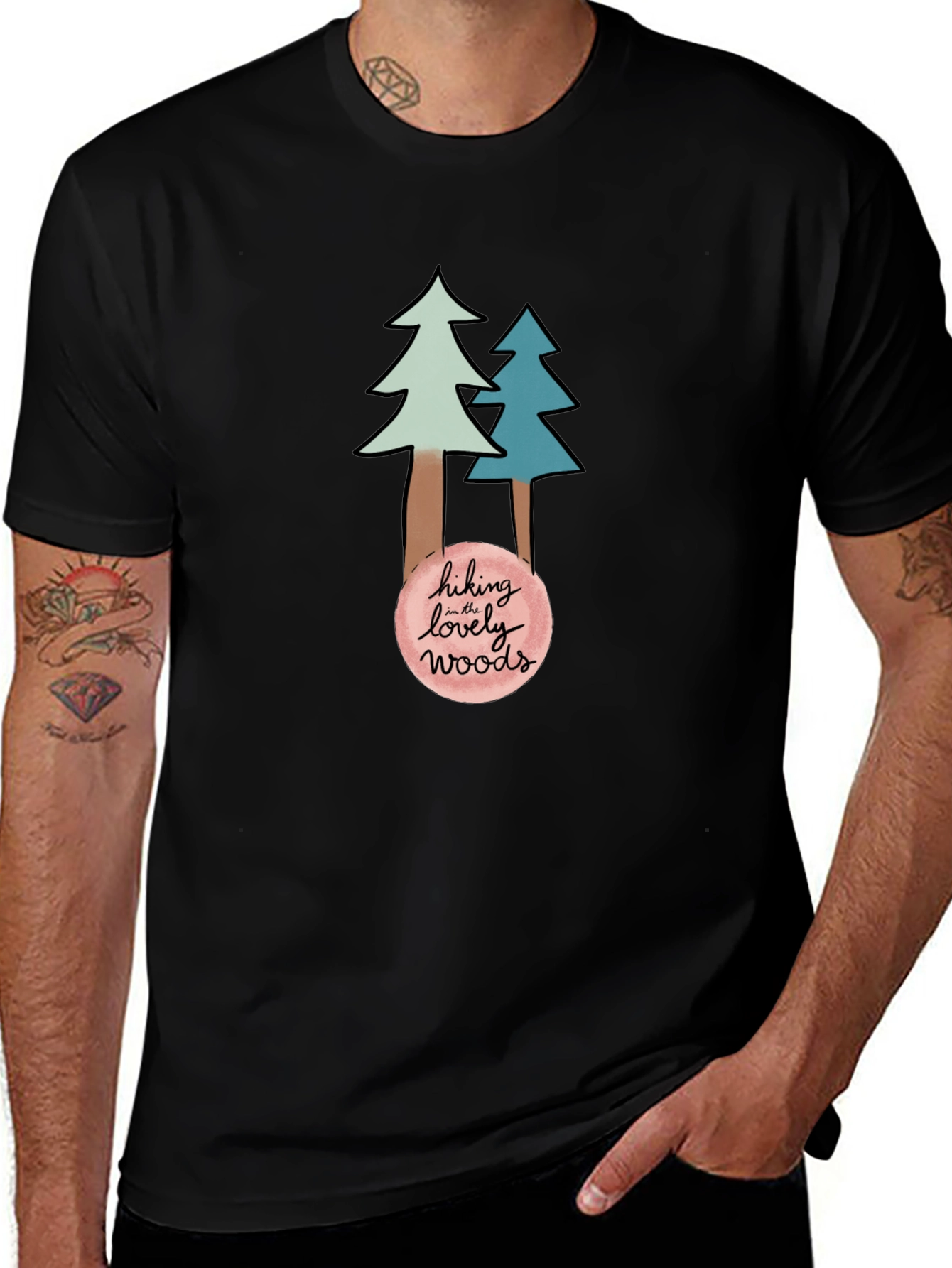 Camiseta Hiking Lovely Woods