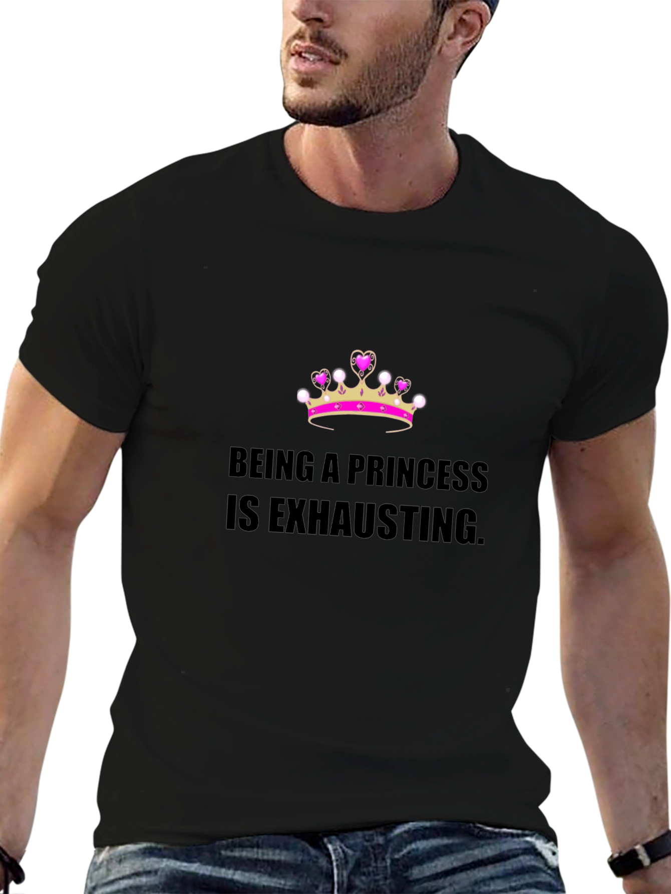 Camiseta Negra: Ser Princesa Agota