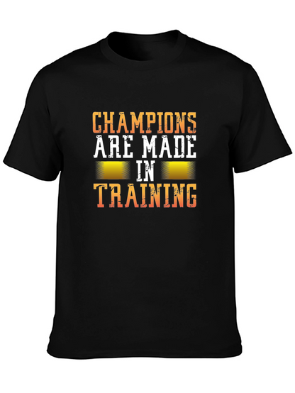 Camiseta Negra Champions Made in Training