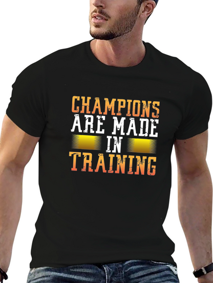 Camiseta Negra Champions Made in Training