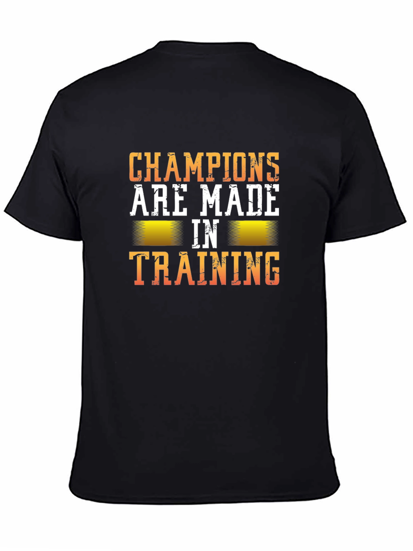Camiseta Negra Champions Made in Training