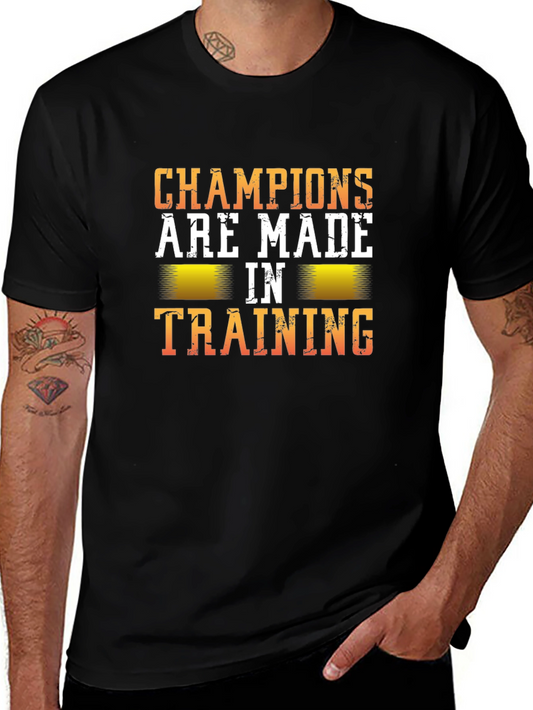 Camiseta Negra Champions Made in Training