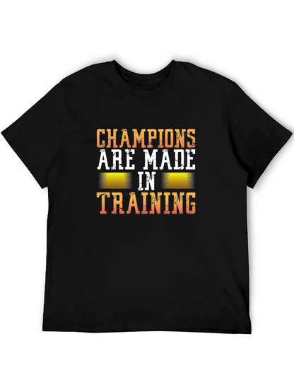 Camiseta Negra Champions Made in Training