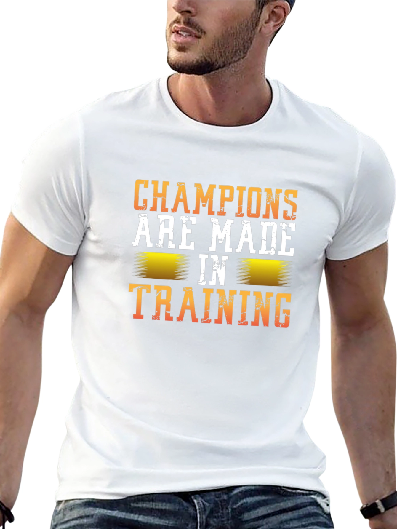 Camiseta Negra Champions Made in Training