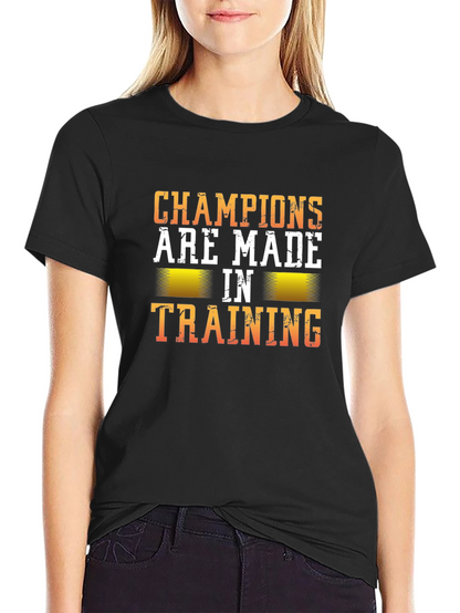 Camiseta Negra Champions Made in Training