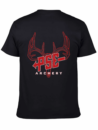 Camiseta Negra PSE Archery Diseño Ciervo