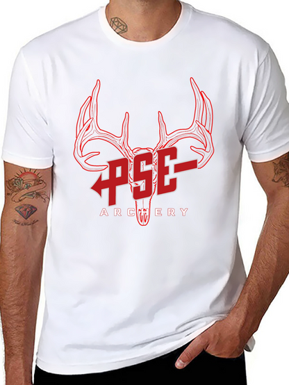 Camiseta Negra PSE Archery Diseño Ciervo