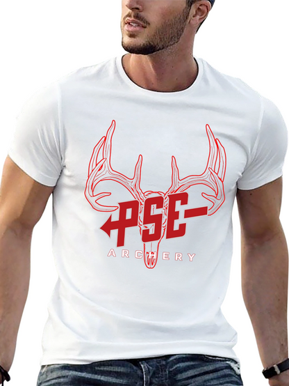 Camiseta Negra PSE Archery Diseño Ciervo