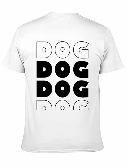Camiseta Negra Hombre - Diseño DOG