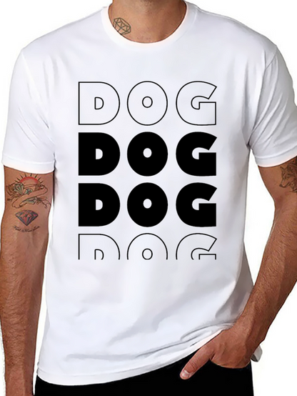 Camiseta Negra Hombre - Diseño DOG