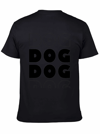 Camiseta Negra Hombre - Diseño DOG