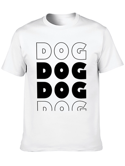 Camiseta Negra Hombre - Diseño DOG