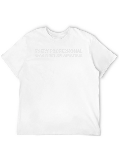 Camiseta Negra: Todo Profesional Fue Amateur