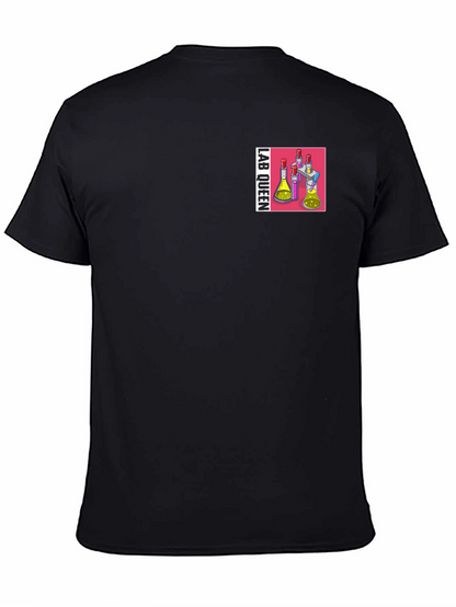 Camiseta Negra Lab Queen para Científicas
