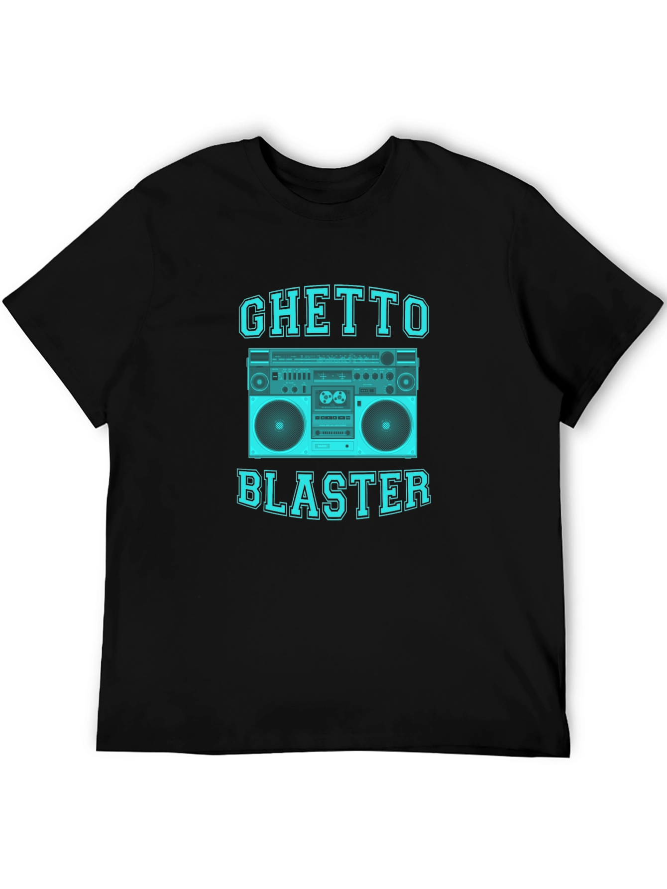Camiseta Negra Ghetto Blaster