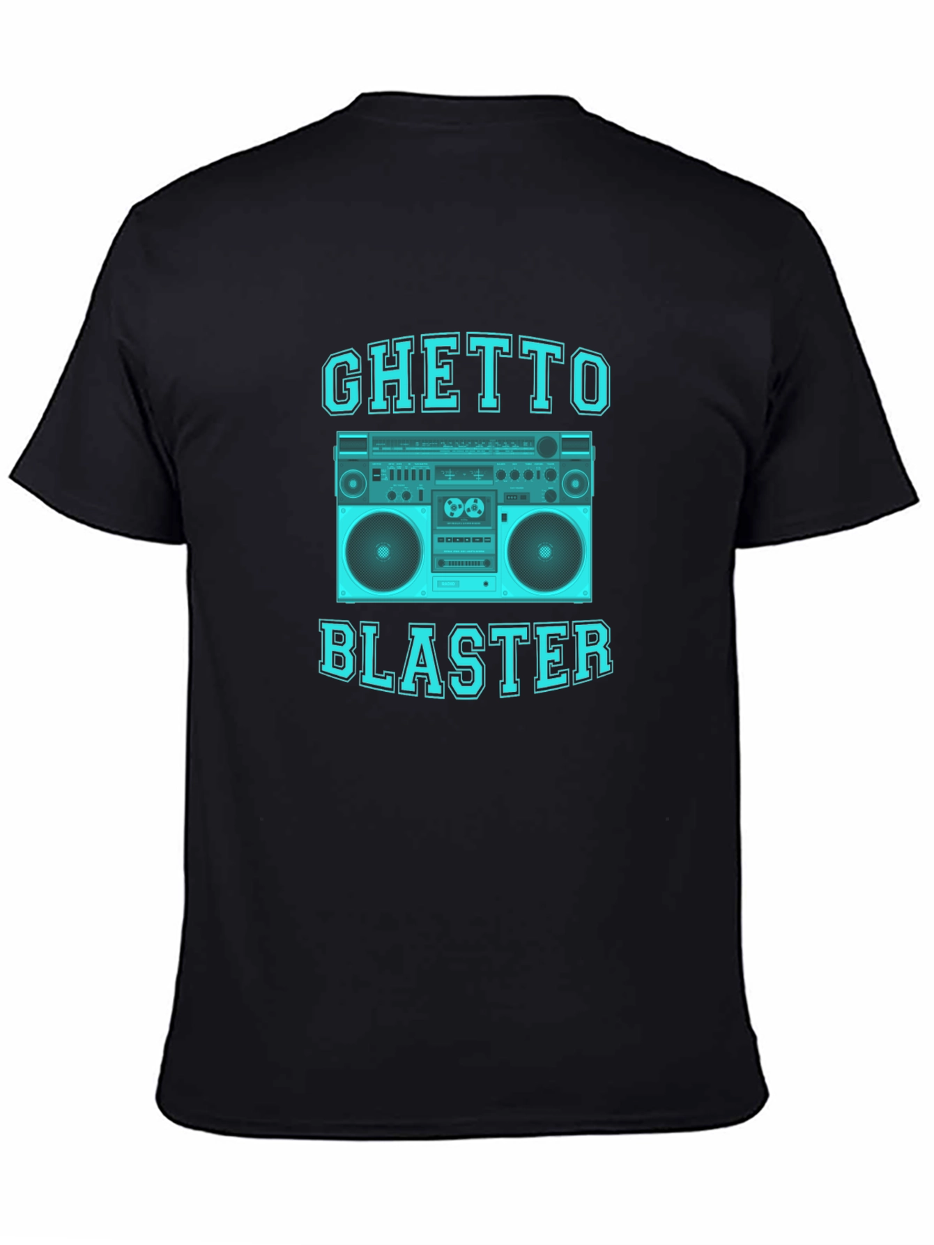 Camiseta Negra Ghetto Blaster