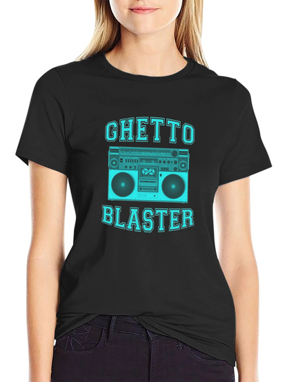 Camiseta Negra Ghetto Blaster