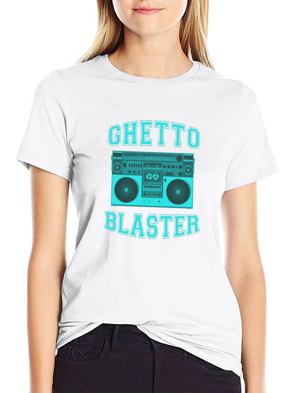 Camiseta Negra Ghetto Blaster