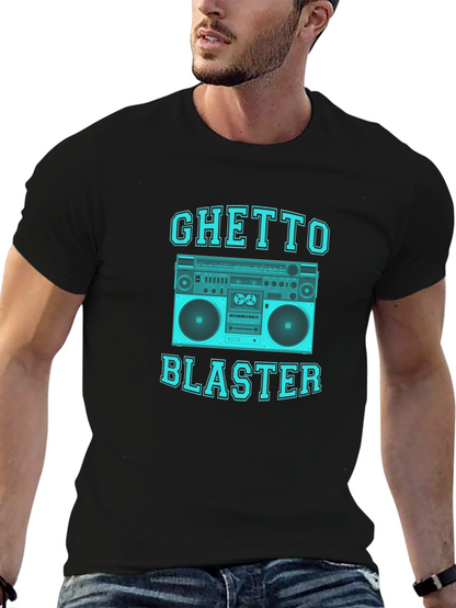 Camiseta Negra Ghetto Blaster