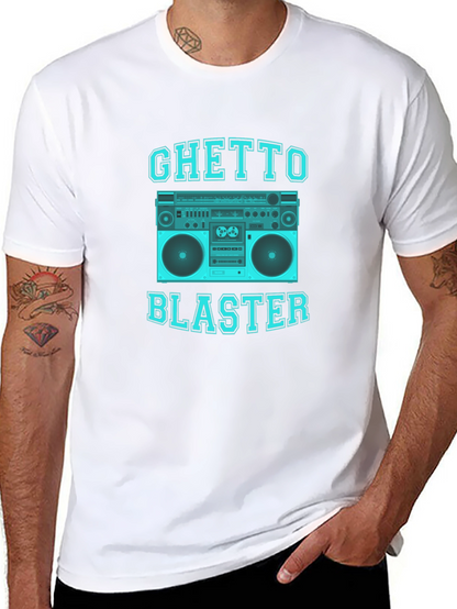 Camiseta Negra Ghetto Blaster
