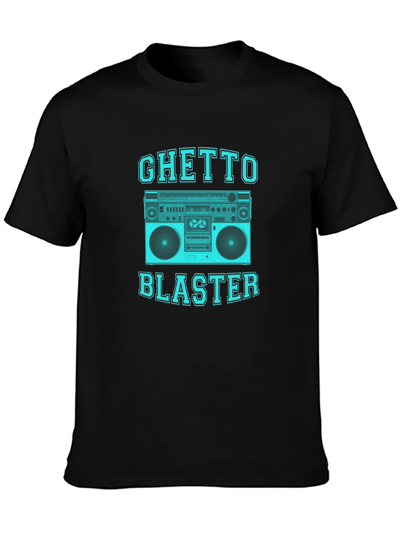 Camiseta Negra Ghetto Blaster