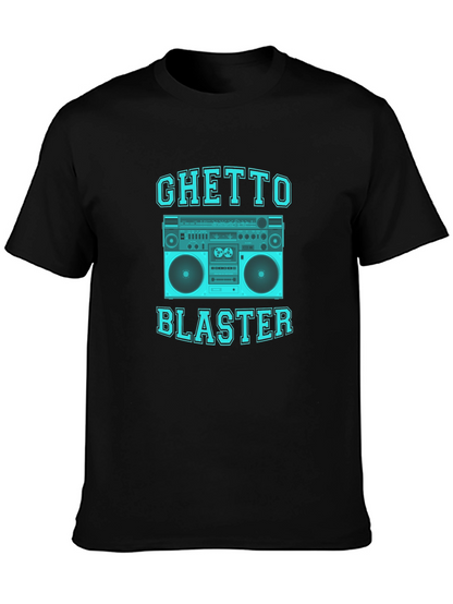 Camiseta Negra Ghetto Blaster