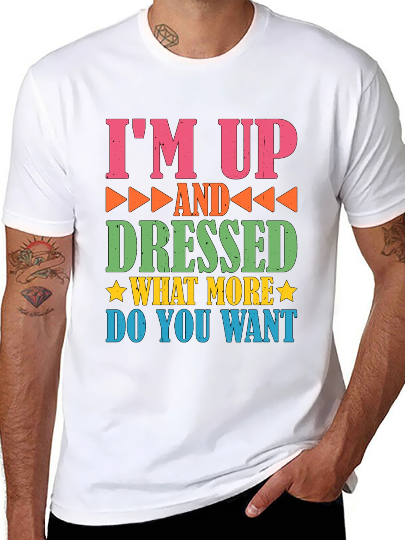 Camiseta con Estampado Gracioso: ¡Ya Estoy Listo!