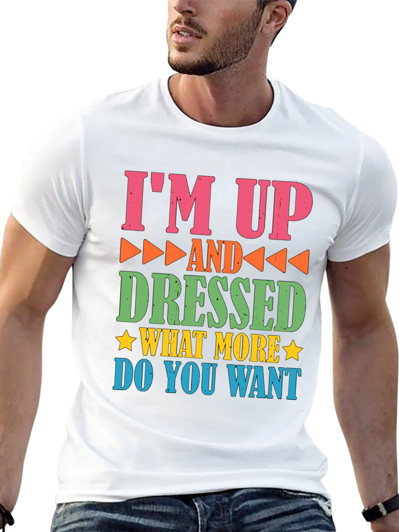 Camiseta con Estampado Gracioso: ¡Ya Estoy Listo!