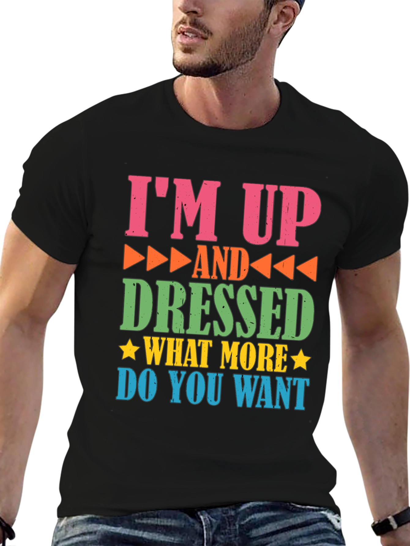 Camiseta con Estampado Gracioso: ¡Ya Estoy Listo!