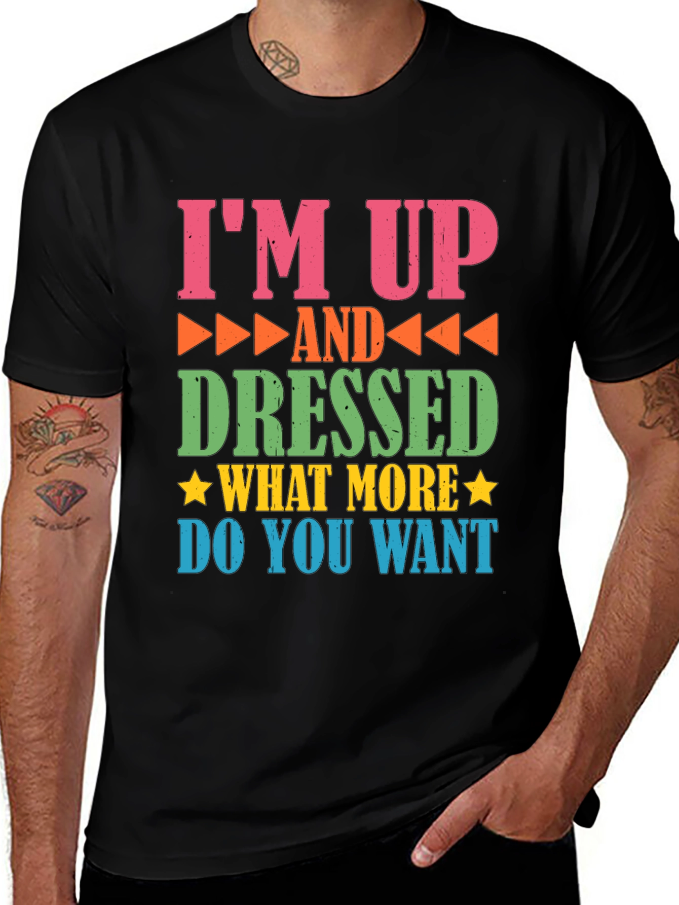 Camiseta con Estampado Gracioso: ¡Ya Estoy Listo!