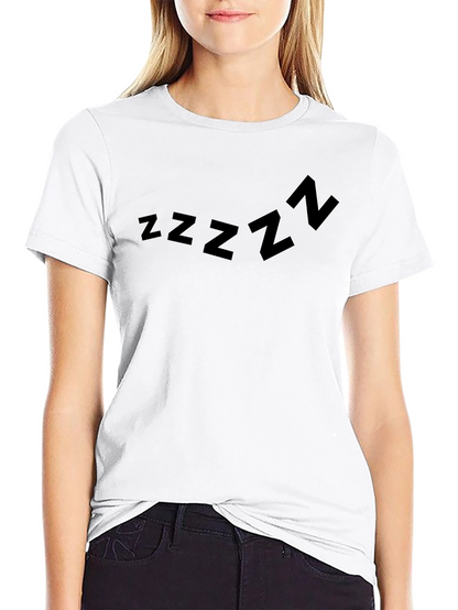 Camiseta Negra ZZZZ - Comodidad y Estilo Casual