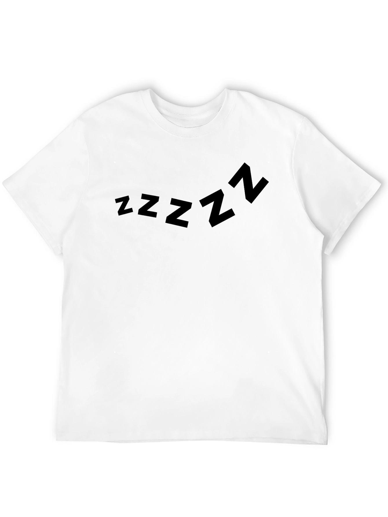 Camiseta Negra ZZZZ - Comodidad y Estilo Casual