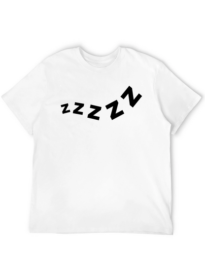 Camiseta Negra ZZZZ - Comodidad y Estilo Casual