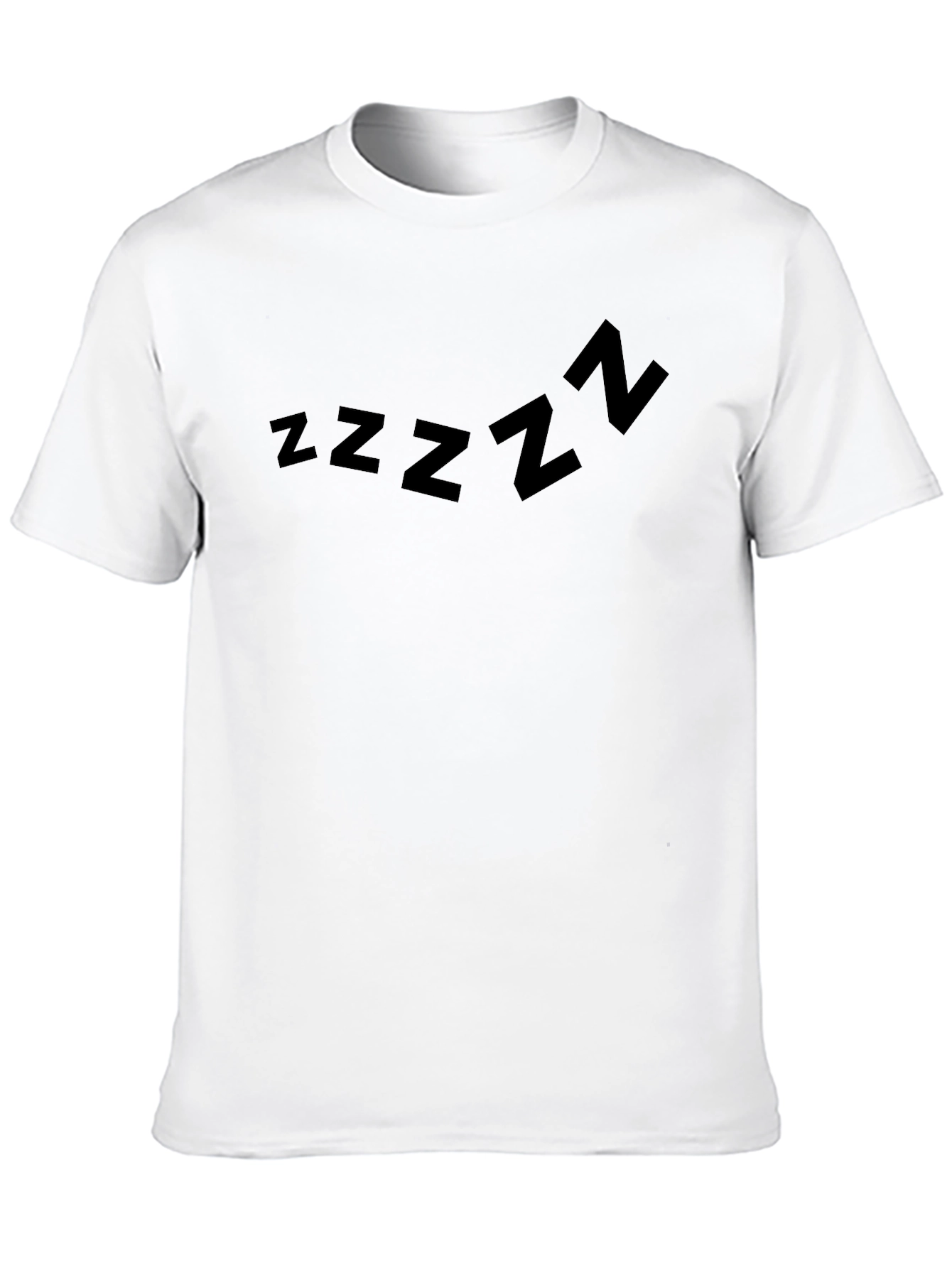 Camiseta Negra ZZZZ - Comodidad y Estilo Casual
