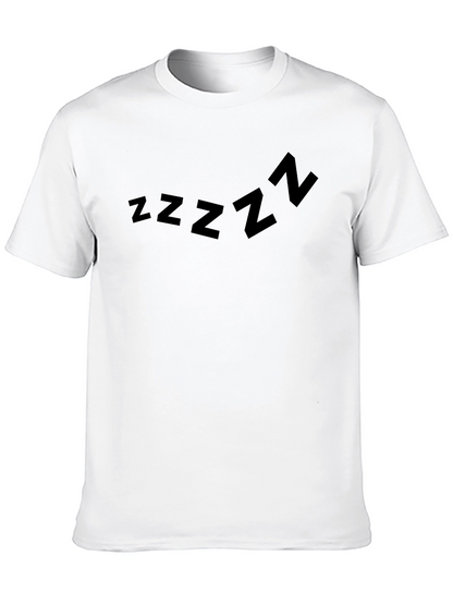 Camiseta Negra ZZZZ - Comodidad y Estilo Casual
