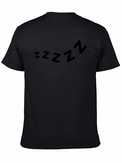 Camiseta Negra ZZZZ - Comodidad y Estilo Casual
