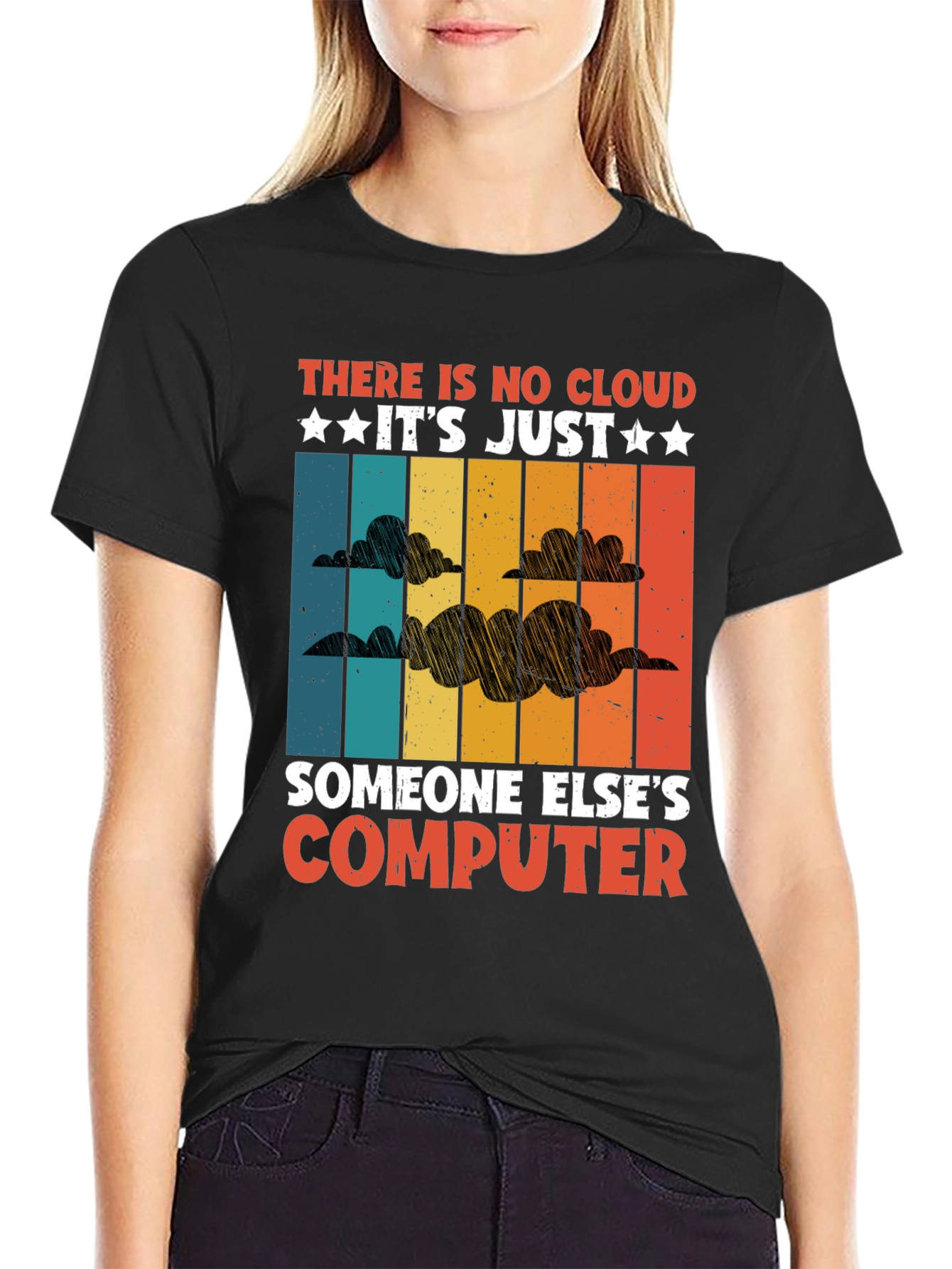 Camiseta: No Hay Nube Es Solo Otra Computadora