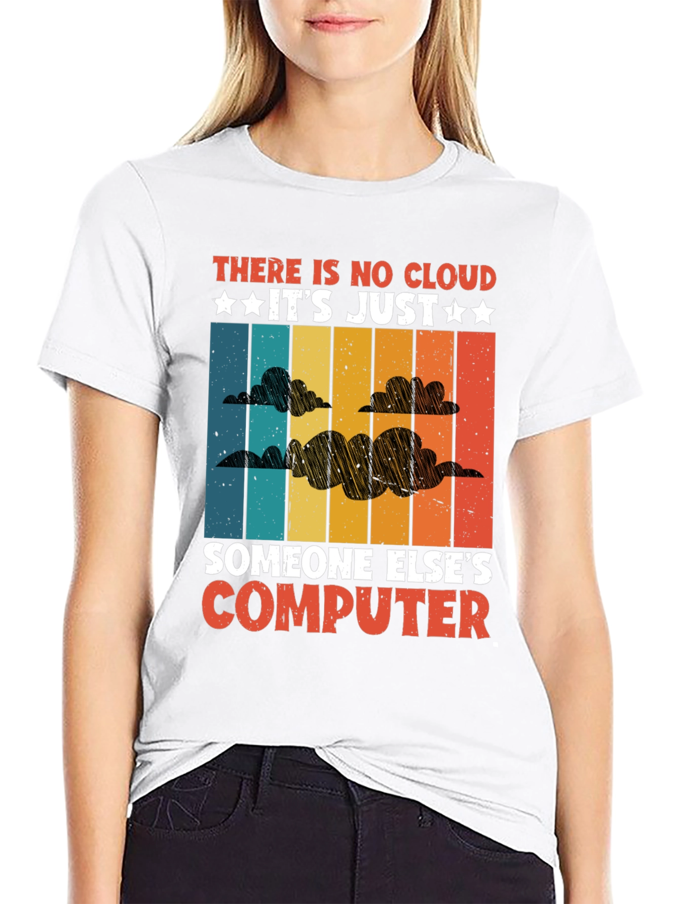 Camiseta: No Hay Nube Es Solo Otra Computadora