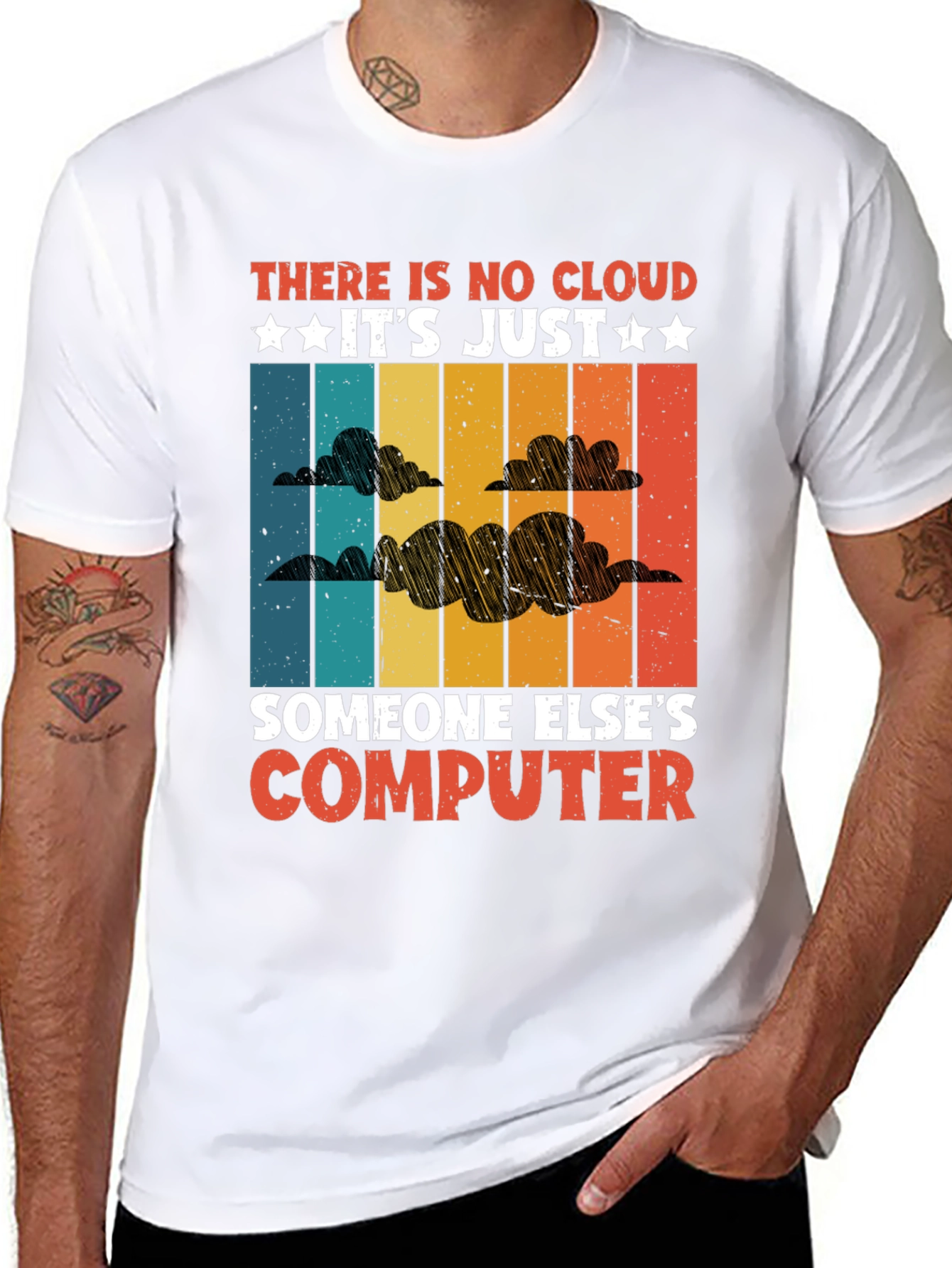 Camiseta: No Hay Nube Es Solo Otra Computadora