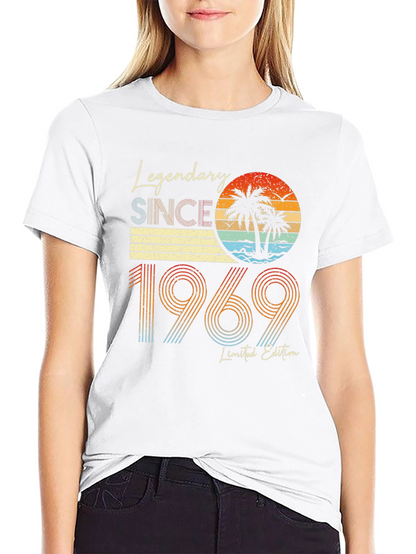 Camiseta Retro Legendaria desde 1969 - Edición Limitada
