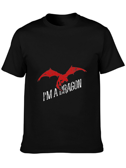 Camiseta Negra Im a Dragon