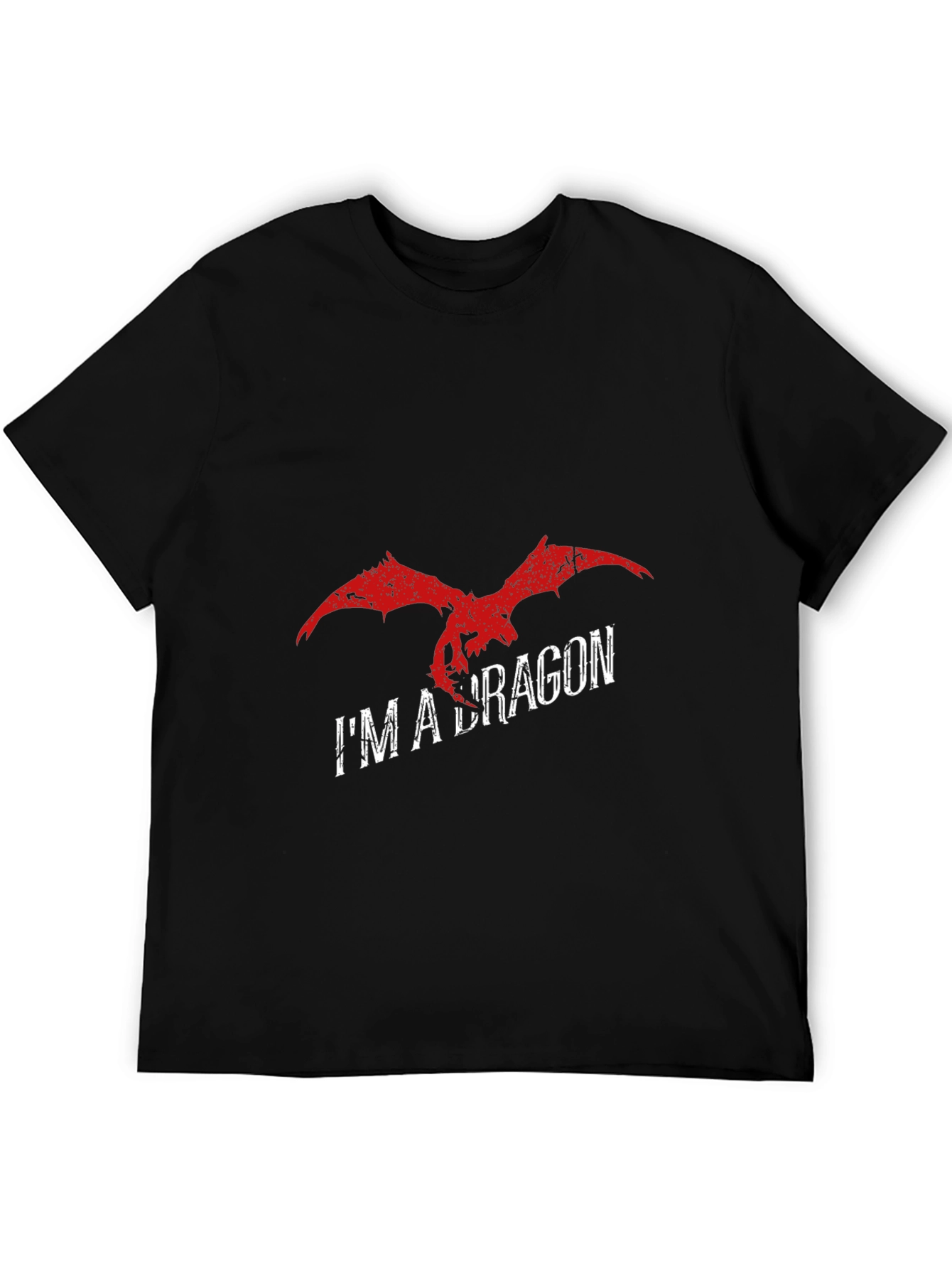 Camiseta Negra Im a Dragon