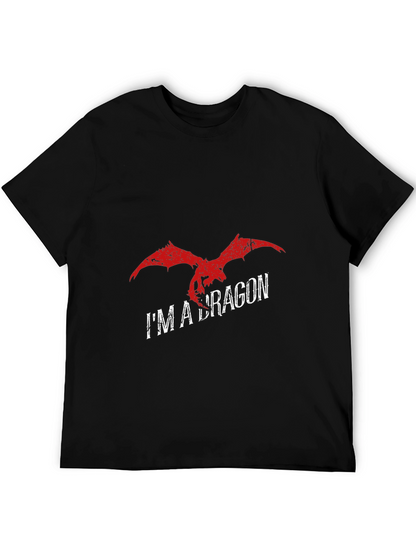 Camiseta Negra Im a Dragon