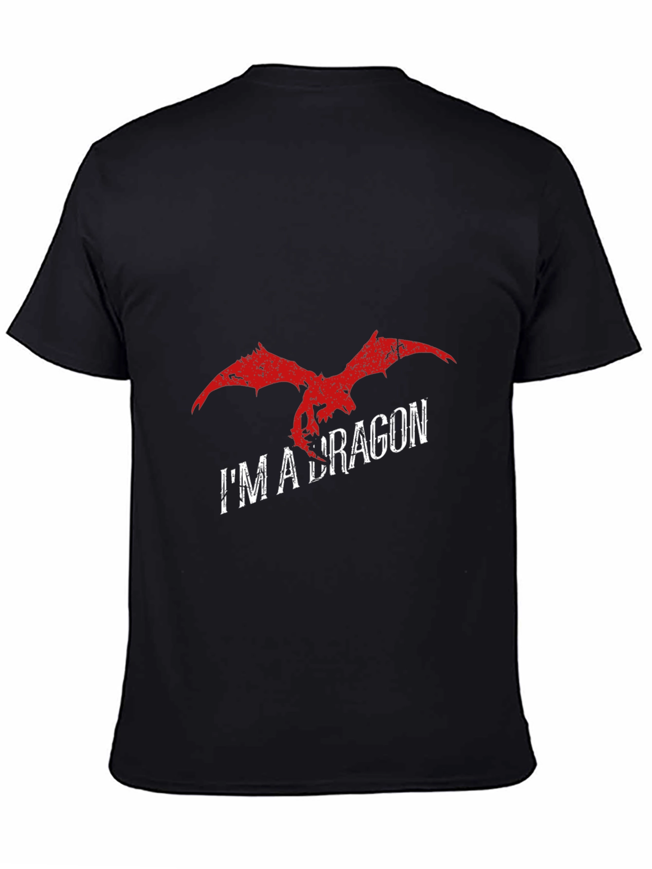 Camiseta Negra Im a Dragon