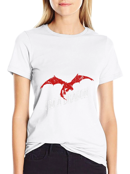 Camiseta Negra Im a Dragon