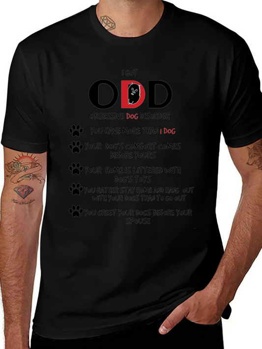 Camiseta Hombre I Got ODD Obsesión Canina