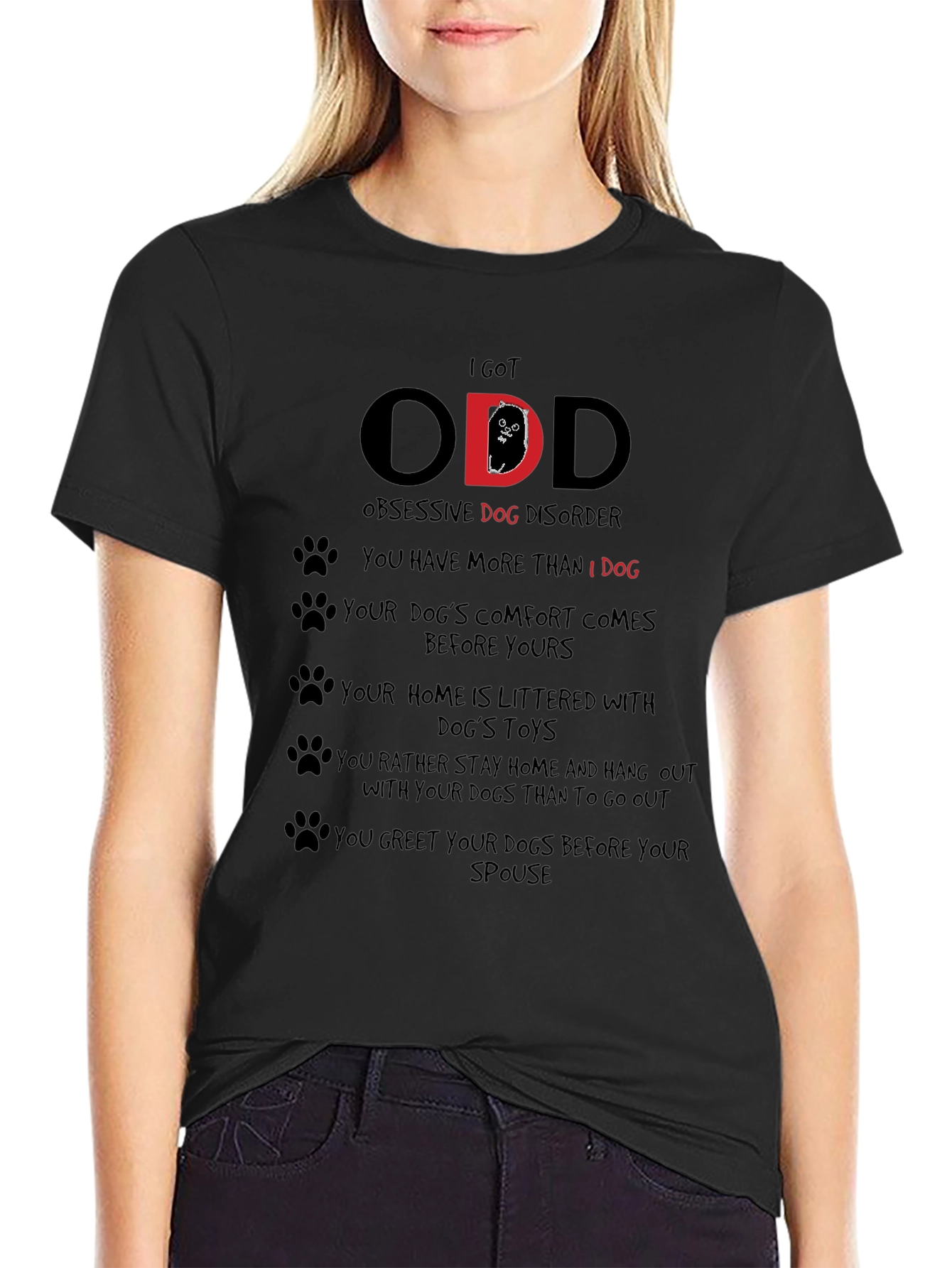 Camiseta Hombre I Got ODD Obsesión Canina